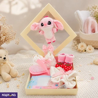 Pink Stitch Cuddle And Care Pack  Online for none