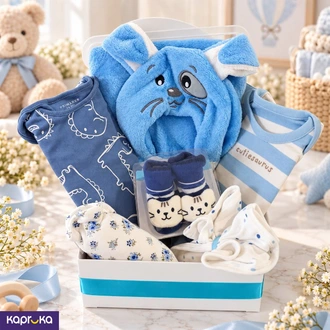 Little Blue Snuggle Baby Gift Box Buy baby Online for specialGifts