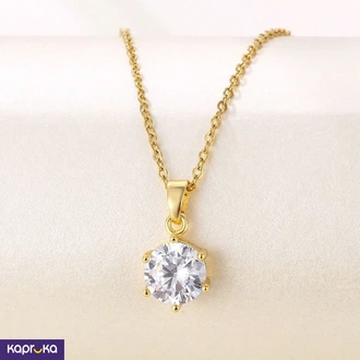Stainless Steel Cubic Zirconia Pendant Necklace Buy Jewellery Online for specialGifts