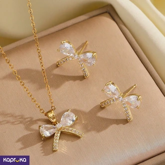 Stainless Steel Hollow Butterfly Necklace And Earrings Buy Jewellery Online for specialGifts