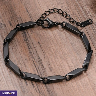 Stainless Steel Black Rhombus Bracelet For Men Buy Jewellery Online for specialGifts