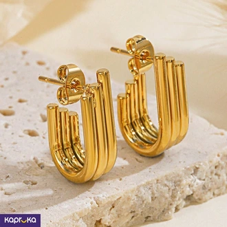 Stainless Steel Layered Line Earrings - Limitededition - Women`s  Online for none