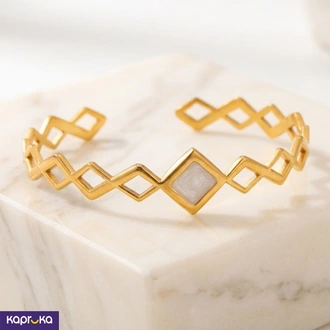 Stainless Steel Diamond Cut Cuff Bangle Buy Jewellery Online for specialGifts