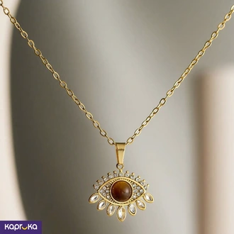 Stainless Steel Evil Eye Decor Necklace Buy Jewellery Online for specialGifts