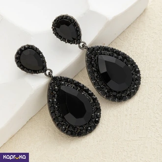 Black Resin Cocktail Earrings Buy LimitedEdition Online for JEWELRY/WATCHES