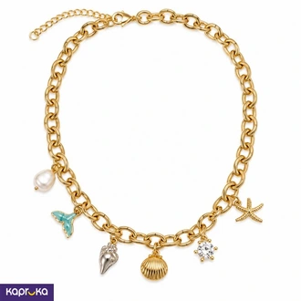 Gold Plated Sea Lover Necklace Buy Jewellery Online for specialGifts
