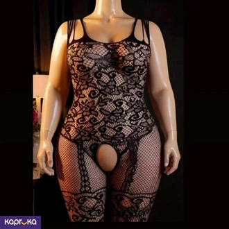 Plus Size Women Sexy Fishnet Lingerie Elegant Black Lace Mesh Bodysuit Buy Intimate Essentials Online for specialGifts