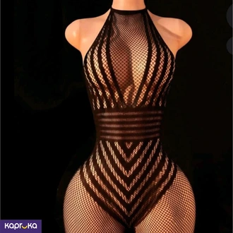 Women Fishnet Bodystocking Crotchless Bodysuit Black Sri Lanka  Online for none