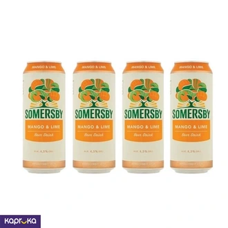 Somersby Mango And Lime Beer 500 Ml Can 04 Pack Buy Order Liquor Online For Delivery in Sri Lanka Online for specialGifts