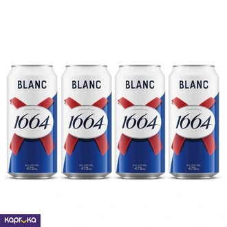 Kronenbourg Blanc 1664 Beer 500ml Can 04 Pack Buy Order Liquor Online For Delivery in Sri Lanka Online for specialGifts