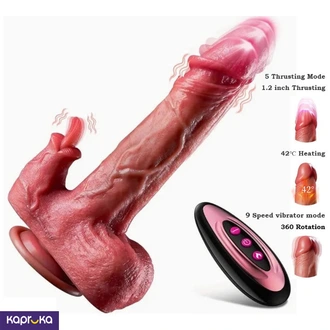 Huge Big Soft 360 Rotation Vibrator Heating Licking Thrusting Realistic Dildo Buy Intimate Essentials Online for specialGifts