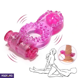 2 in 1 Vibrating Cock Ring - Penis Ring Sex Toy Sri Lanka  Online for none
