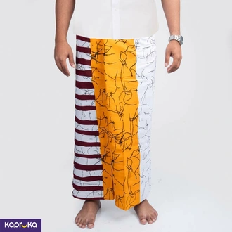 Maroon Yellow n White Sarong Buy Clothing and Fashion Online for specialGifts
