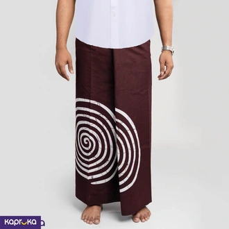 White Spiral In Choc Brown Sarong Buy Clothing and Fashion Online for specialGifts