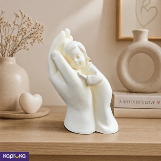 Safe In Mother S Hands Gift Statue For Mom Warm White Colour  Online for none