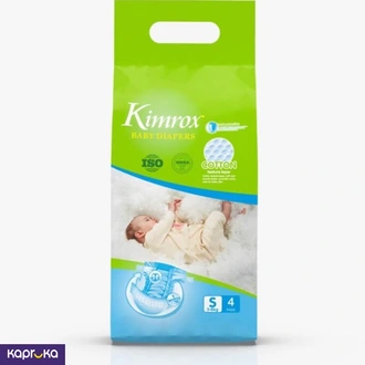 Kimrox Baby Diapers Small 4 Pcs 3 Kg To 8 Kg  Online for none