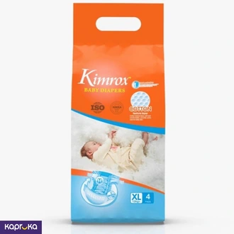 Kimrox Baby Diapers Xl 4 Pcs 12 Kg Above  Online for none