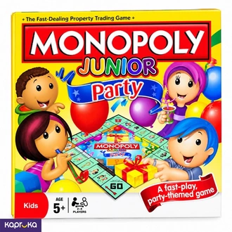 Monopoly Junior Board Game Age 5 Plus 2  4 Players Buy sports Online for specialGifts