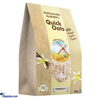 Nutrinnovate Australia Quick Oats Vanilla Flavor 250g  Online for none