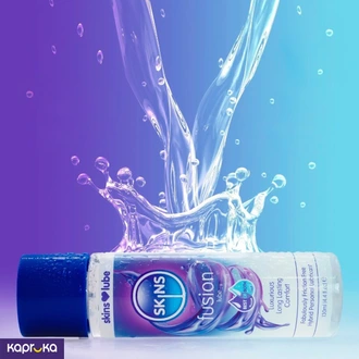 Skins Uk Fusion Hybrid Silicone And Water Based Lubricant 130ml  Online for none