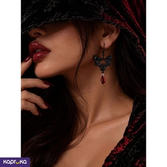 Vamp Kiss Bat Earrings - Halloween Drop Earrings Sri Lanka  Online for none