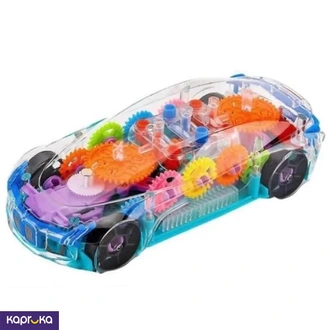 Toy Car Mechanisam Structural Transparent Music Plus 3d Led Ligh  Online for none