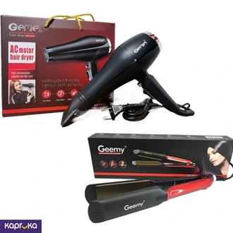 Hair Care Essentials Geemy Hair Straightner Vs Gemei Hair Dryer Edge Hot Deals Buy Online Electronics and Appliances Online for specialGifts