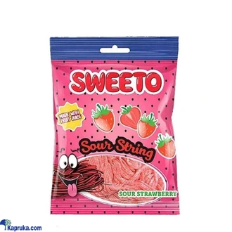 SWEETO Sour String Strawberry 80 g Buy MACMART Online for Chocolates