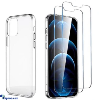 Iphone 12 PRO Crystal Clear Back Cover With Free 9H High Quality  Online for none