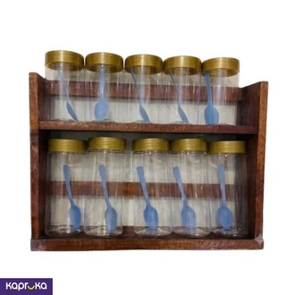 Kitchen Wall Rack Wooden Store Tasty Spices And Diary Product Ingredients Buy Household Gift Items Online for specialGifts