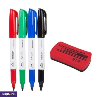 White Board Markers With Microfiber Duster  Online for none