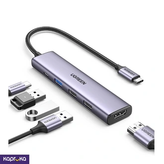 Ugreen 5 In 1 Type C Multifunction Adapter Cm478 15495 1 Year Wa  Online for none