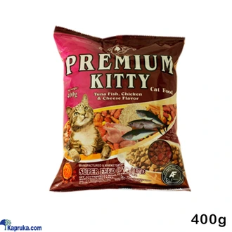 Premium Kitty Adult Cat Food 400g Tuna Fish Chicken and Cheese Flavour Cat Feed Cat Dry Food Buy pet Online for specialGifts