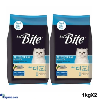 Let`s Bite Active Persian Adult Dry Cat Food 1kg 2 Packs Lets Bite Cat Food Buy pet Online for specialGifts