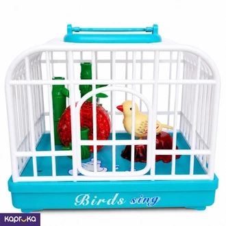 Rechargeable Talking Bird Cage Toy With Sound Mimic And Music 15  Online for none