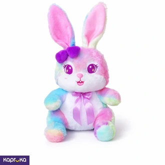Pastel Rainbow Bunny Plush 40cm Cute Multicolor Plush Friend  Online for none