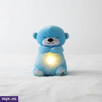 Sky Blue Breathing Teddy Bear 30cm With Music Light And Calm Bre  Online for none