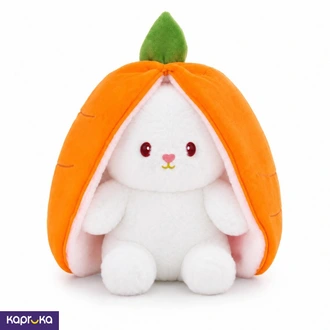 Carrot Bunny Surprise Plush 25cm Buy Soft and Push Toys Online for specialGifts