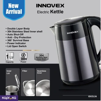 Innovex Electric Kettle 1 Ltr Iekdl04  Online for none