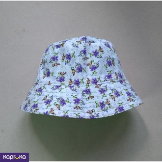White And Purple Floral Reversible Baby Bucket Hat Buy Fashion | Handbags | Shoes | Wallets and More at Kapruka Online for specialGifts