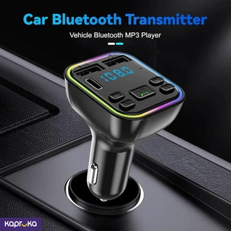 Car Bluetooth Fm Transmitter With Rgb Light  Online for none