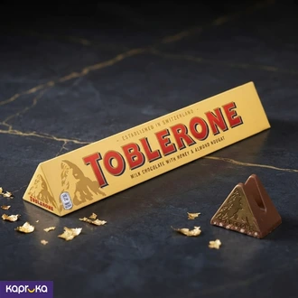 Toblerone Milk Chocolate Bar With Honey And Almond Nougat  Online for none