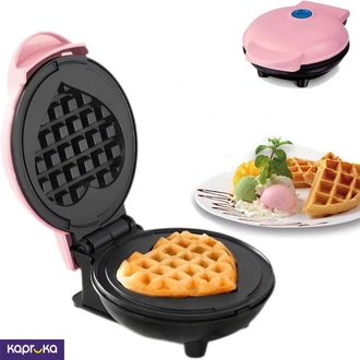 Mini Waffle Makerportable Elec Non Stick Waffle Iron Suitable For 4 Inch Single Waffle For Breakfast Buy Online Electronics and Appliances Online for specialGifts