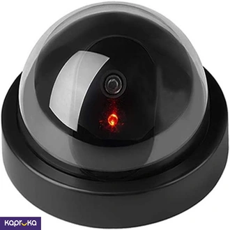 Black Dome Fake Dummy Security Cctv Camera Waterproof Ir Led Fla  Online for none