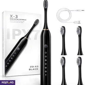 Sonic Electric Toothbrush Usb Rechargeable 6 Cleaning Modes 4 Br  Online for none