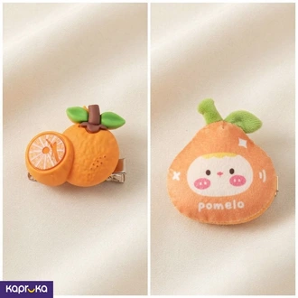 Cute Fruit Hair Clips For Kids  2pcs Pomelo And Orange Hair Barrettes Set For Girls Buy Fashion | Handbags | Shoes | Wallets and More at Kapruka Online for specialGifts