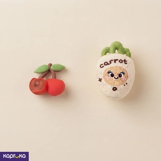 Cute Fruit Hair Clips For Kids 2pcs Carrot And Cherry Hair Barrettes Set for Toddlers Girls Buy Fashion | Handbags | Shoes | Wallets and More at Kapruka Online for specialGifts