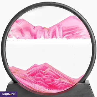 Moving Sand Art Picture Liquid Motion 3d Round Glass Quicksand Decor 7 Inch Buy Shop with me Online for HOUSEHOLD