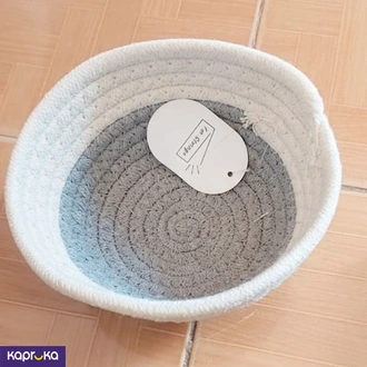Handwoven Cotton Rope Storage Bowl Made In Japan Buy Shop with me Online for HOUSEHOLD