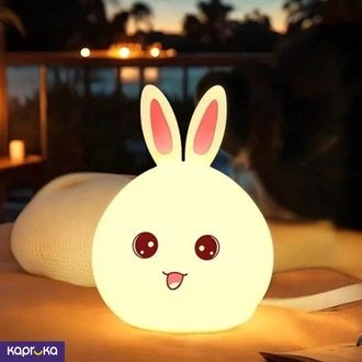 Big Face Rabbit Night Lamp For Kids Led Lamp With Touch Sensor  Online for none